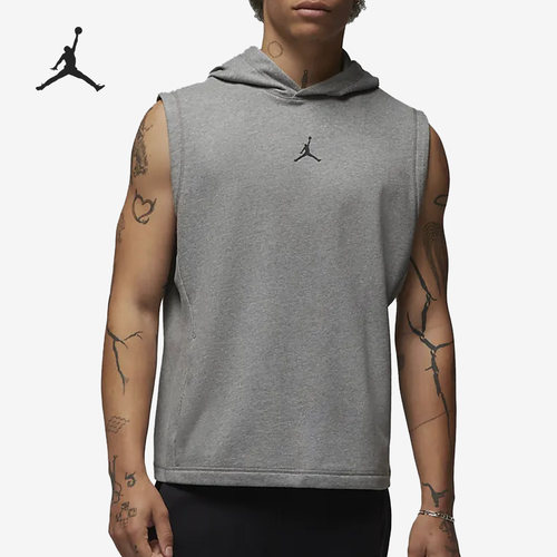 Nike/耐克正品JORDAN夏季新款男子无袖连帽背心DZ0572-091