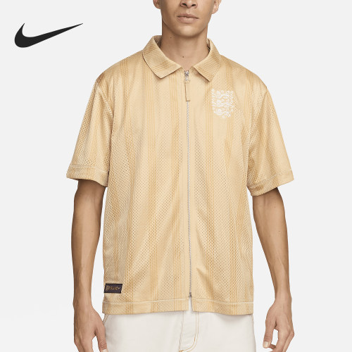 Nike/耐克男士拉链开襟短袖外套