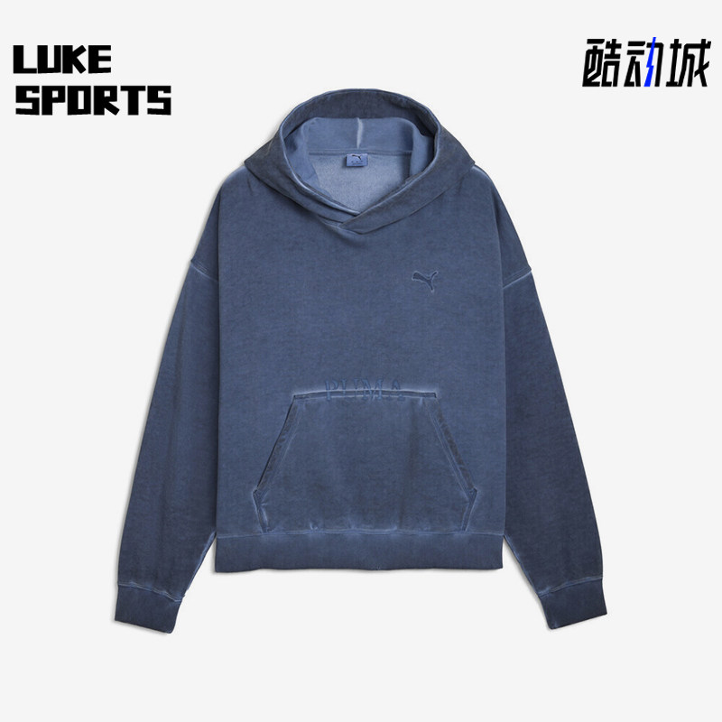 Puma/彪马正品字母连帽男女连帽卫衣柔软休闲经典卫衣635302-80