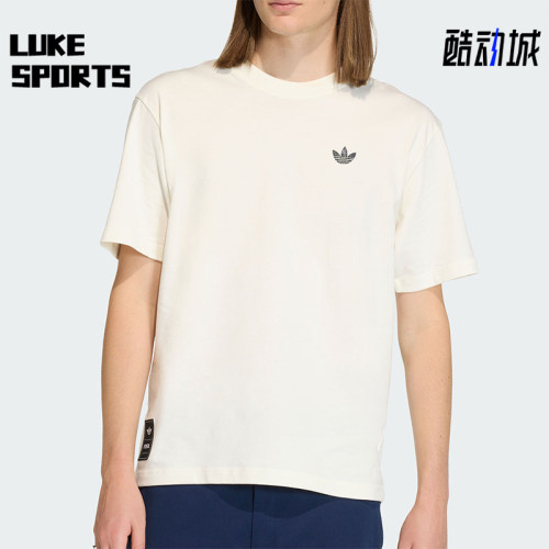 Adidas/阿迪达斯正品三叶草男士透气复古经典足球风短袖T恤KD1430