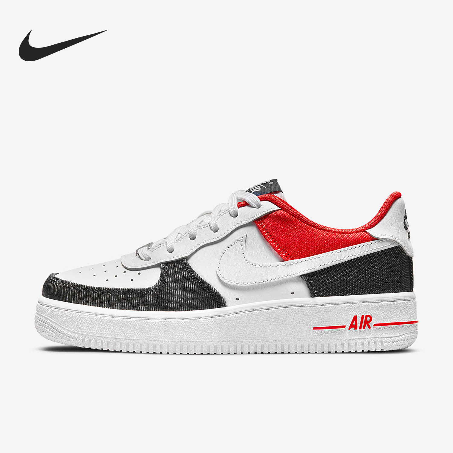 Nike/耐克正品Air Force 1  GS女子大童耐磨板鞋DJ5180-100