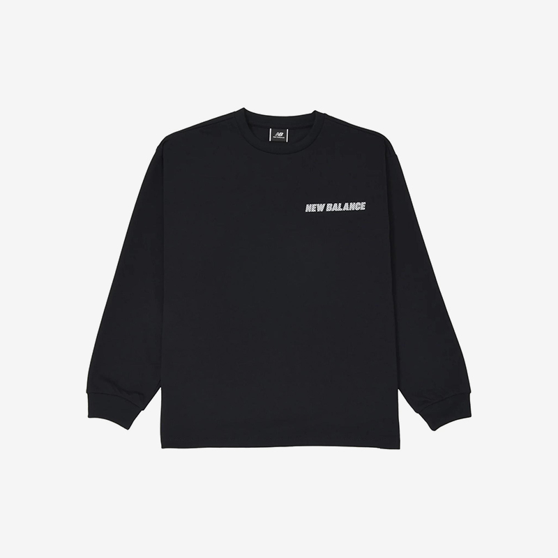 New Balance/NB正品新款男子吸汗速干柔软舒适长袖T恤AMT45024-BK