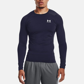 安德玛正品 复古男士 运动休闲紧身训练舒适长袖 T恤1361524 410