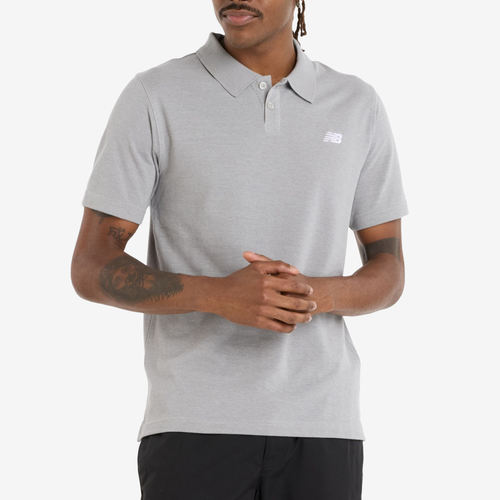 New Balance新百伦正品男短袖舒适休闲运动翻领衫MT51519-AG