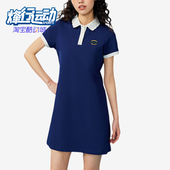 女士POLO领运动舒适休闲透气针织连衣裙 新款 Skechers 斯凯奇正品