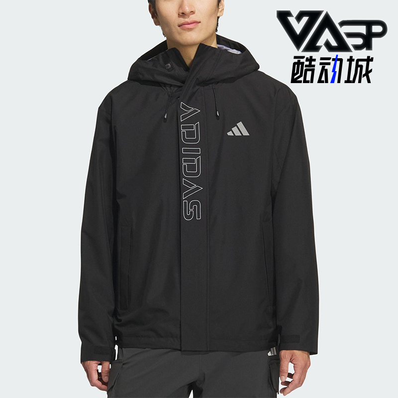 Adidas/阿迪达斯正品V WV JKT男女休闲连帽宽松运动外套KF5214