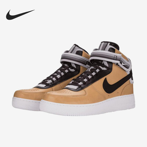 Nike耐克正品Air Force 1 Tisci Tan男女中帮运动板鞋677130-200