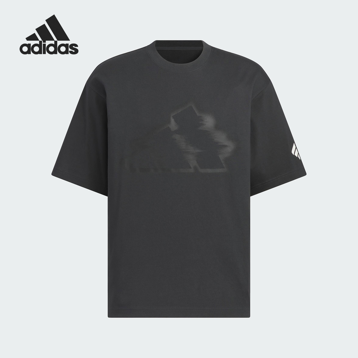 Adidas/阿迪达斯官方正品2025夏季款男士宽松针织运动短袖KB5949