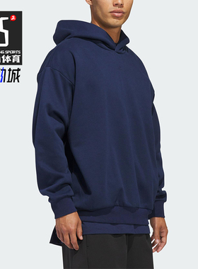 Adidas/阿迪达斯正品2025冬季款男女日常连帽套头运动卫衣KB7550