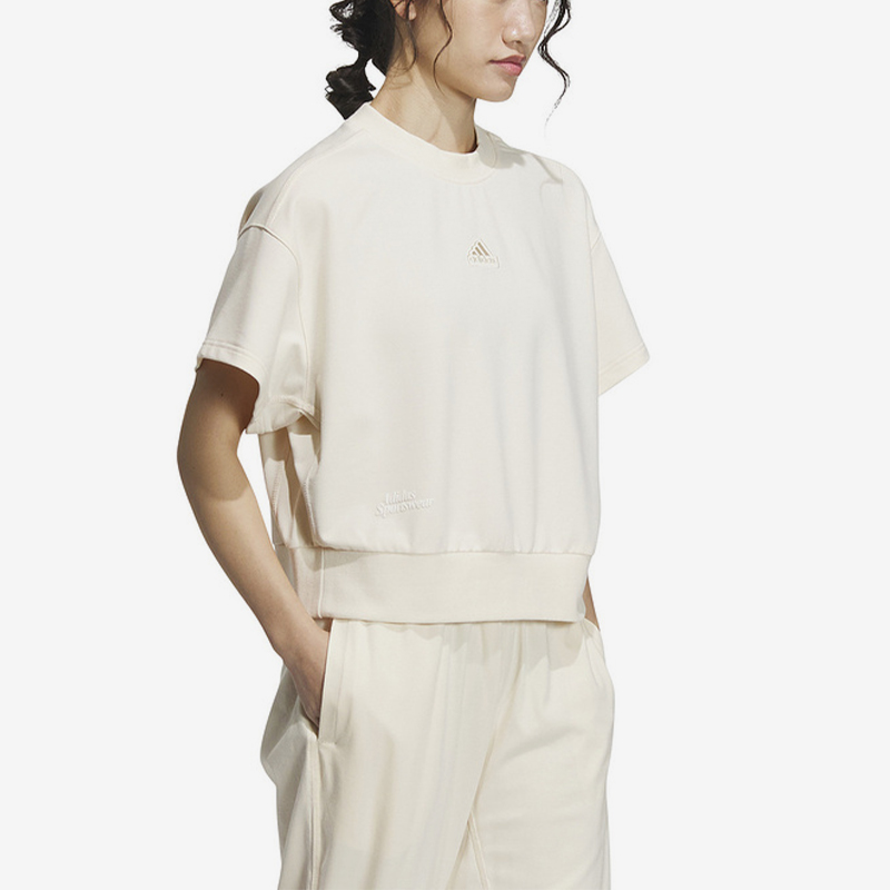 Adidas/阿迪达斯官方正品夏季新款女士宽松圆领休闲运动T恤IM8868