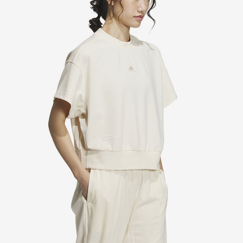 Adidas/阿迪达斯官方正品夏季新款女士宽松圆领休闲运动T恤IM8868