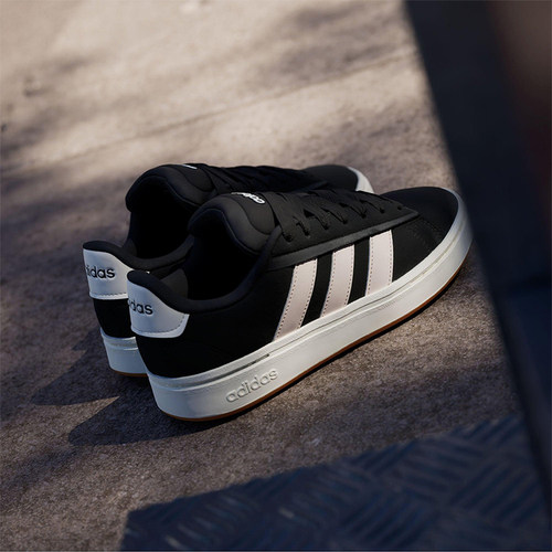 Adidas/阿迪达斯正品GRAND COURT女士低帮网球运动休闲板鞋JQ3000