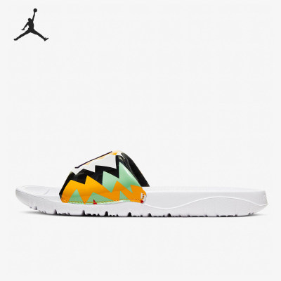 Nike/耐克正品JORDAN GS女子大童运动透气一字拖鞋CD5472-102