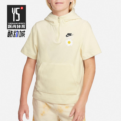 Nike耐克正品大童短袖连帽衫