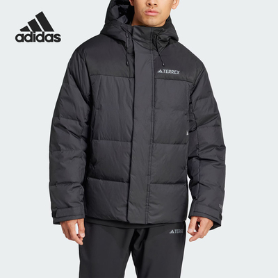 阿迪达斯男士保暖耐穿羽绒服