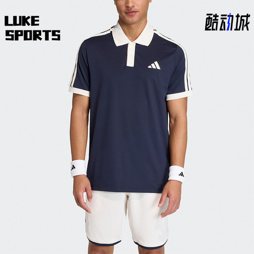 Adidas/阿迪达斯正品夏季男士透气网球针织运动短袖POLO衫KA5899