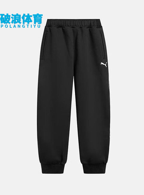 Puma/彪马正品春秋男士运动经典束脚训练健身透气长裤635716-01
