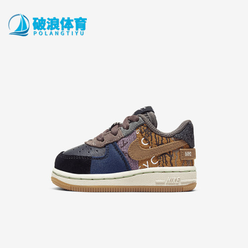 Nike/耐克正品AirForce1CactusJack新款经典婴童板鞋CT0911-900
