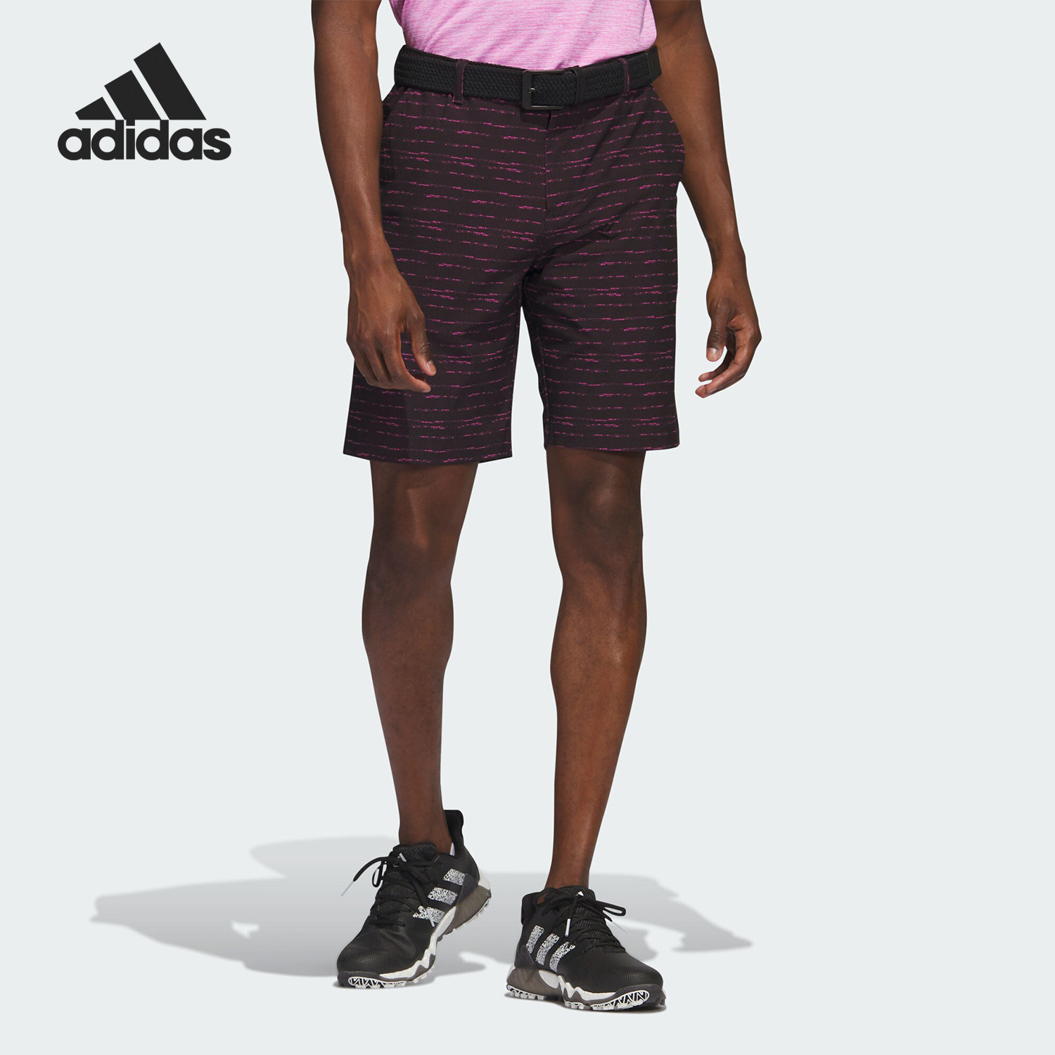 Adidas/阿迪达斯正品TEXTURE SHORT男士高尔夫运动短裤HS7585