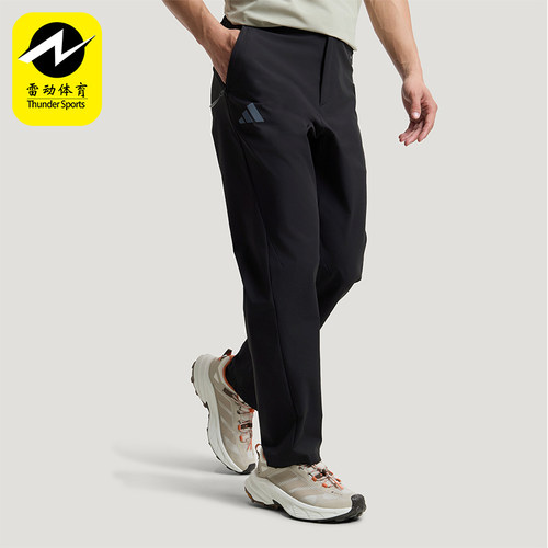 Adidas/阿迪达斯正品TEREXTEREX新款男经典黑色徒步运动裤KC7004