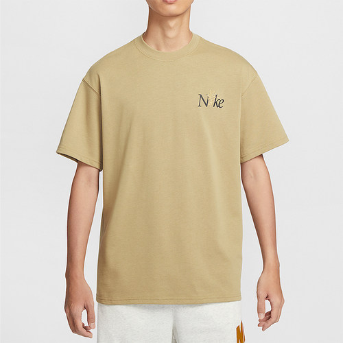 Nike/耐克正品春季新款男士宽松印花休闲刺绣短袖HJ0615-297