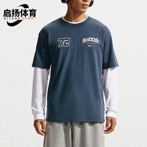 Nike/耐克正品2026年男士印花时尚简约运动短袖T恤IM3778-437