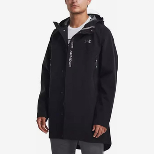 夹克外套1375446 宽松梭织保暖中长款 运动男士 002 安德玛正品