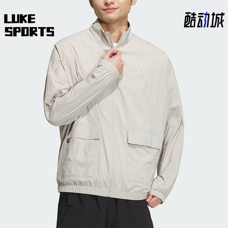 Adidas/阿迪达斯正品ST FL MH WV JKT男士运动梭织外套IT3955 - 实物图