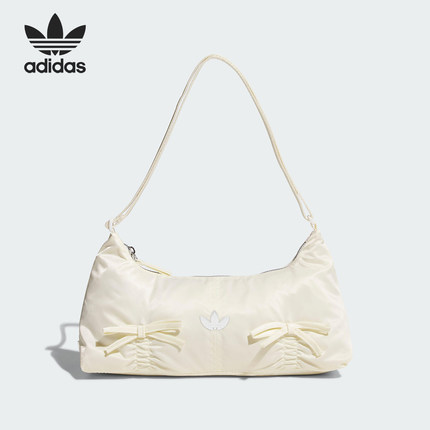 Adidas/阿迪达斯正品三叶草女士蝴蝶结法棍单肩挎包KC2769