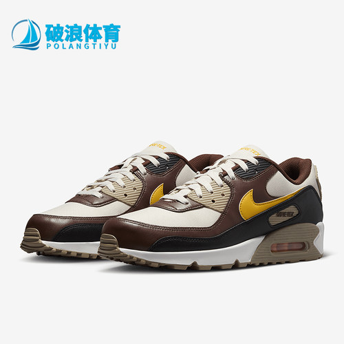 Nike/耐克正品Air Max 90男女低帮拼接气垫减震跑步鞋FD5810-201