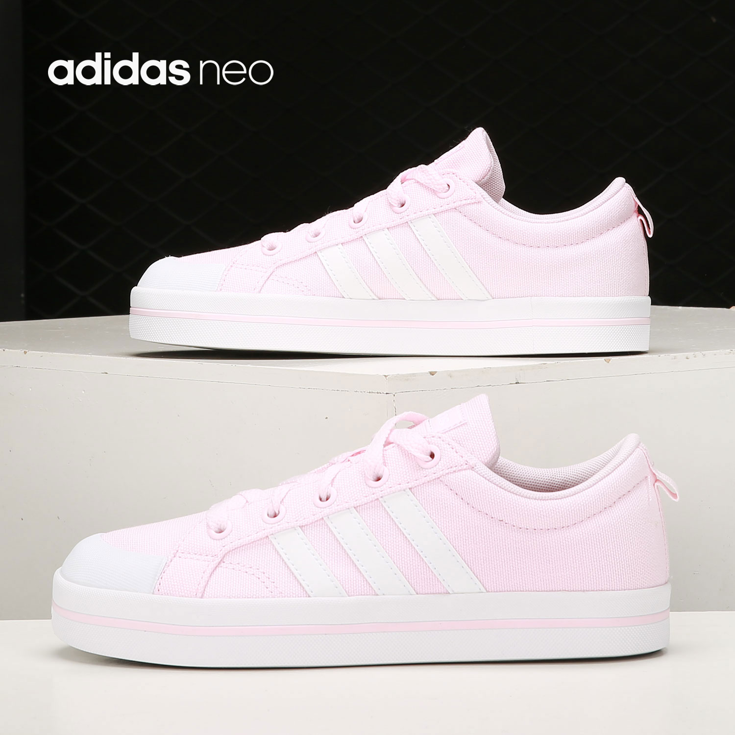 休闲板鞋Adidas/阿迪达斯低帮