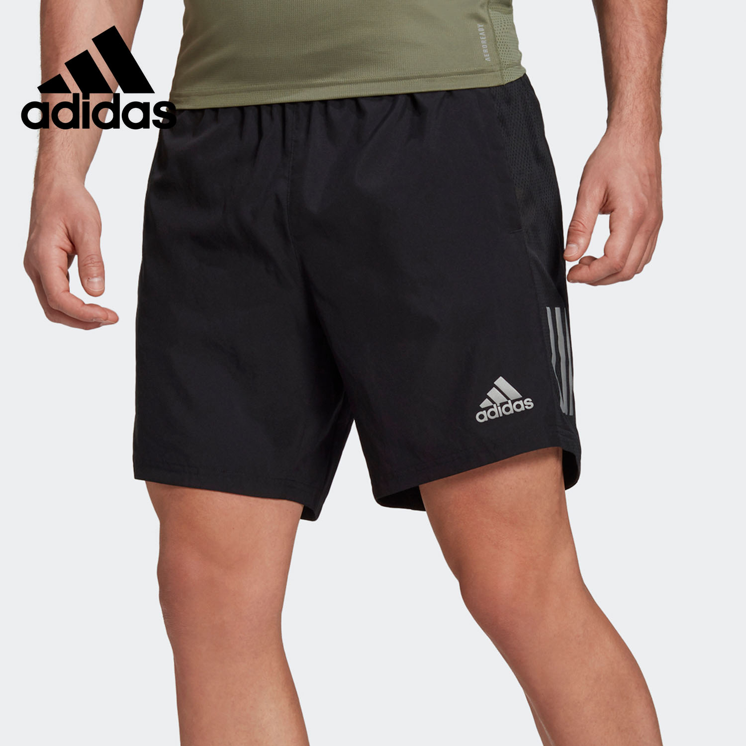 Adidas/阿迪达斯正品当季新款跑步运动男子透气短裤 H34502