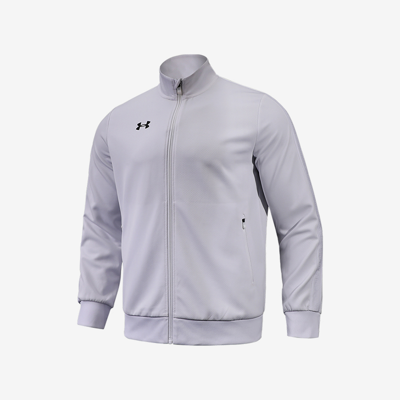 UA/安德玛正品运动男士立领拉链针织透气夹克外套22500409-100