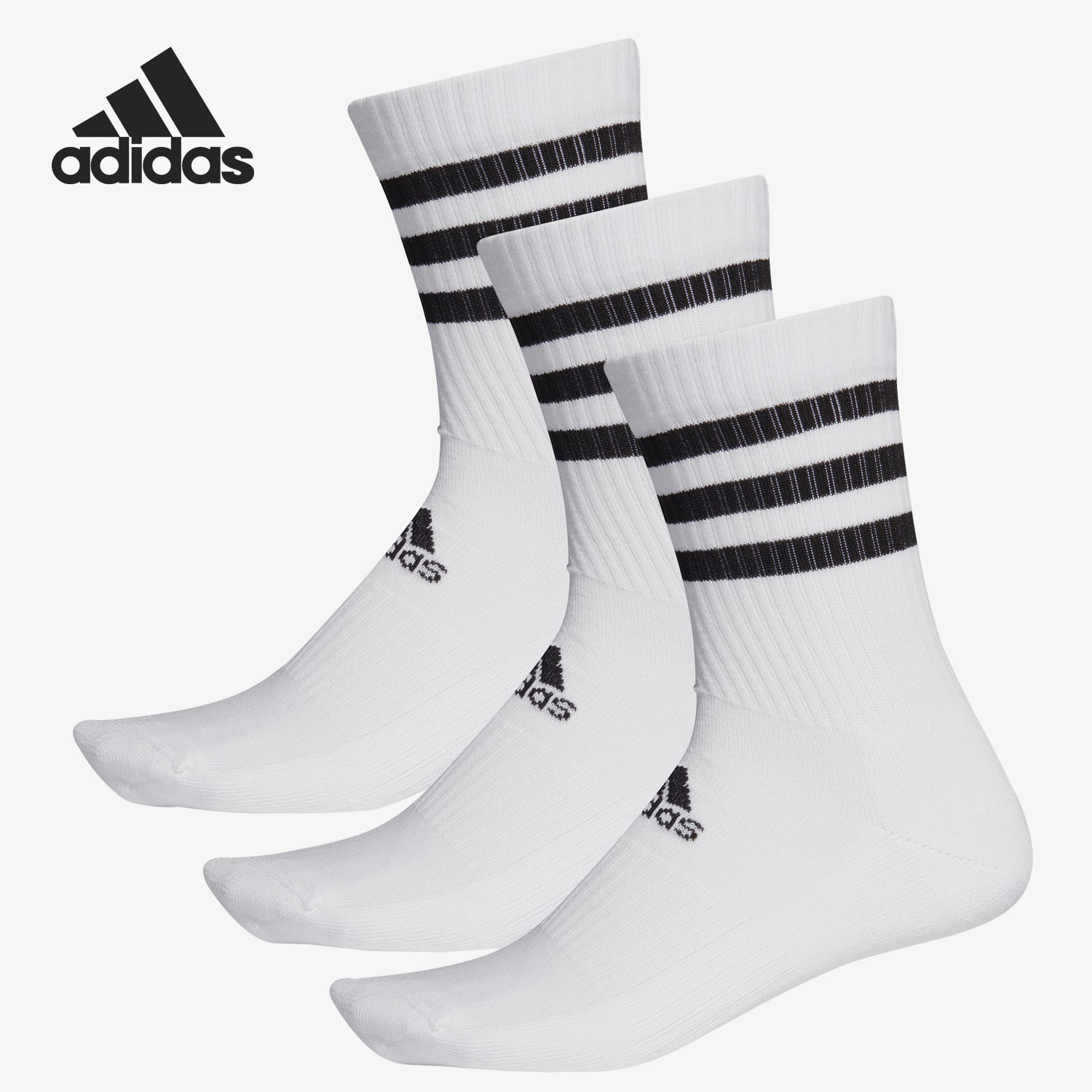 Adidas/阿迪达斯正品秋季新款男女通用运动休闲中筒袜子DZ9346