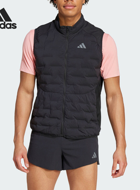 Adidas/阿迪达斯正品ADIZERO VEST男士保暖运动棉马甲IM8552