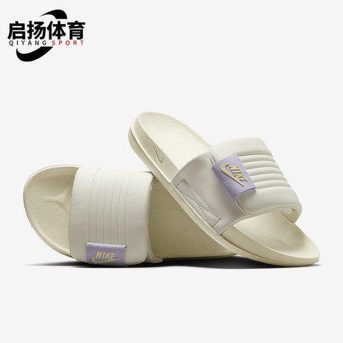 Nike/耐克正品Offcourt女士透气魔术贴经典一字拖鞋DV1033-003