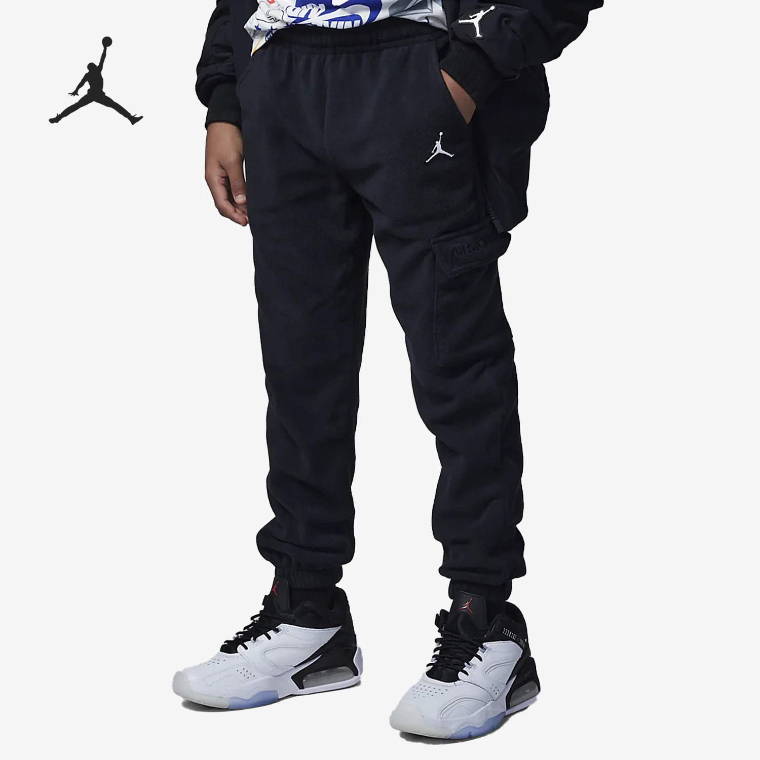 Nike/耐克正品Jordan Air新款大童运动针织长裤FB9488-010