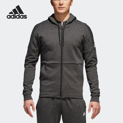 Adidas/阿迪达斯正品当季ZNE连帽开衫针织运动夹克外套CW0259