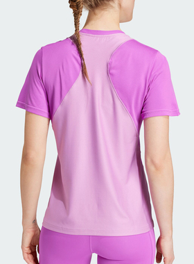 Adidas/阿迪达斯官方正品WTR D4T T女士运动健身圆领T恤JG6057