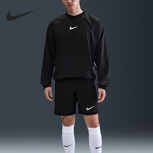 Nike/耐克正品Dri-FIT男士足球透气网眼拼接上衣HJ4238-010