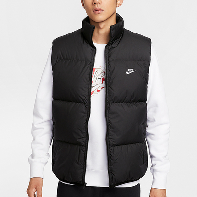 Nike/耐克正品2025秋冬男士运动保暖立领日常羽绒马甲IB2978-010