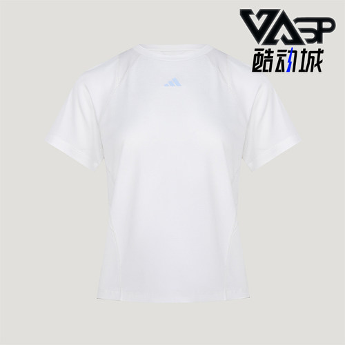 Adidas/阿迪达斯正品COLSENSETE新款女白色运动经典短袖T恤IA6099