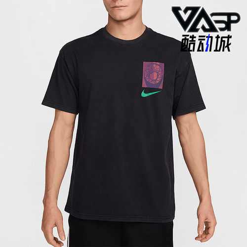 Nike/耐克正品新款男士圆领针织经典透气经典短袖T恤HJ3326-010