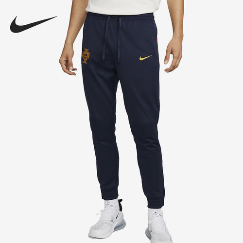Nike/耐克正品2025 男士运动刺绣系带松紧腰长裤DH4846-451