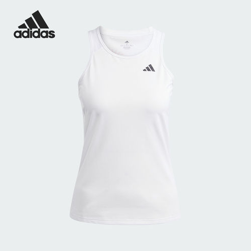 Adidas/阿迪达斯官方正品夏季女士跑步运动圆领经典背心T恤HZ2560