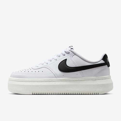 Nike/耐克正品CourtVisionAlta新款女经典白黑色板鞋DZ5394-107