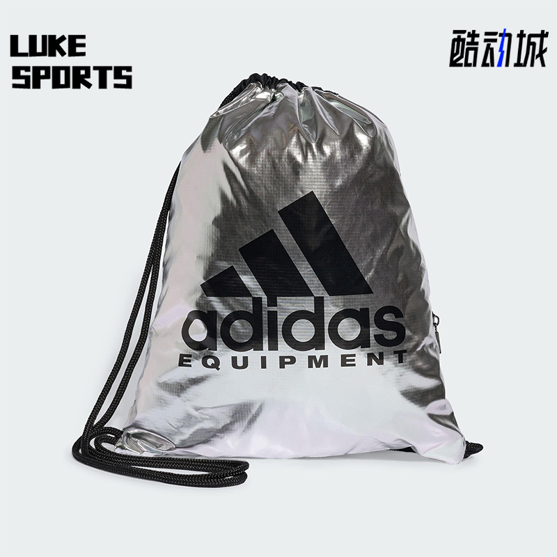Adidas/阿迪达斯正品GYM SACK男女可抽绳经典运动双肩背包JY2665