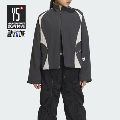 Adidas/阿迪达斯正品FUSTL WV JKT女士经典立领宽松外套JY8062