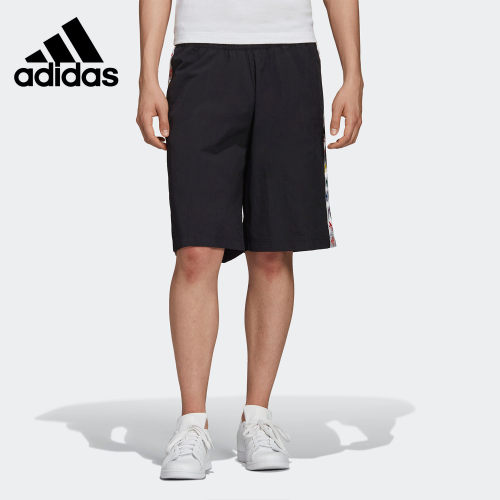 Adidas/阿迪达斯正品新款 三叶草 PRIDE W SHORT 男子短裤FQ6588