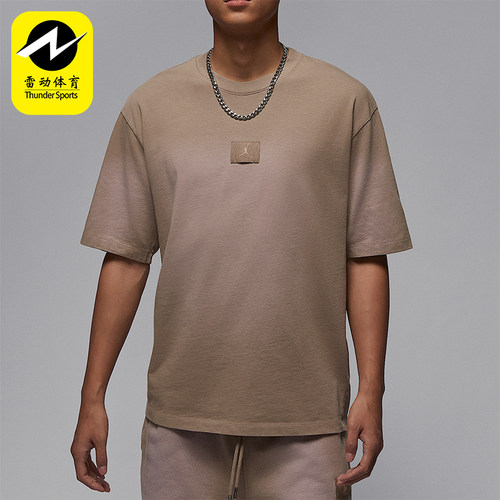 Nike/耐克正品JORDAN男士透气运动经典宽松休闲水洗T恤FZ1915-257